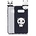 Produktbild Artfeel Niedlich 3D Karikatur Hülle für Samsung Galaxy S10e, Tier Schwarz Panda Muster Weich Silikon Zurück Handyhülle,Ultra Dünn Flexibel TPU Stoßstange Stoßfest Schutzhülle