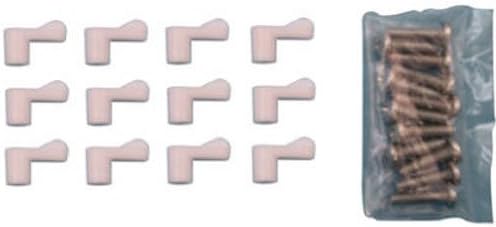 Prime-Line Products PL 7773 Screen Clips with Screws (Pack of 12), 5/16", White Plastic