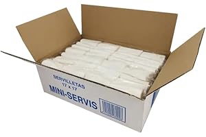 HO Higiene Online - Servilletas Miniservis | Servilletas Resistente y Absorbente, Perfectas para Hostelería y Uso Profesional (17 x 17 cm, 3200, Unidad)