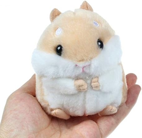 Lilyeyes Cute Plush Hamster Pendant Key Chain Clasp Key Ring Keyring Handbag Car Decor