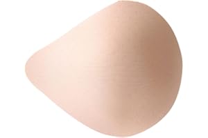 Sibrawom Cotton Mastectomy Breast Prosthesis Forms Spiral Light-weight for Breast Cancer Insert Pads Only One Piece