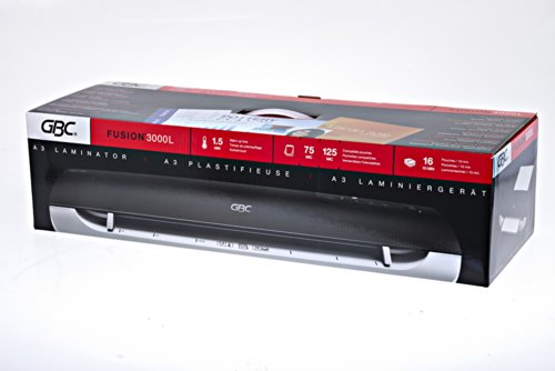 GBC Fusion 3000L A3-Laminiergerät (mit Tipptastensteuerung) schwarz/silber - 6