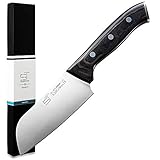 SILBERTHAL Petit Couteau Santoku - Lame 13 Cm - Couteau De Chef Japonais - Couteau Professionnel en Acier Inoxydable