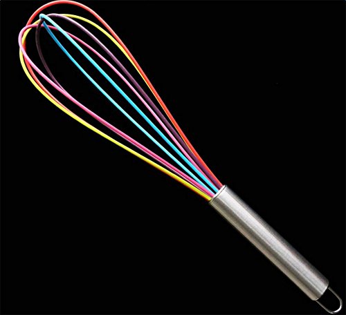 JUNGEN Schneebesen Set Ei- und Milchaufschäumer, Kochwerkzeug zum Mischen, Schlagen, Rühren, Küchenhelfer, Ballonschneebesen 1stk - 4