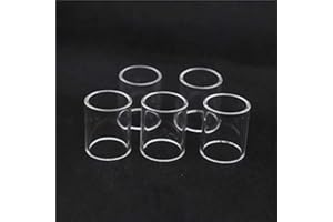 RUIYITECH Gerade Ersatzglas-Tank Pyrex-Ersatzglas für Melo 4 D25 4,5 m-L (5 Stück)