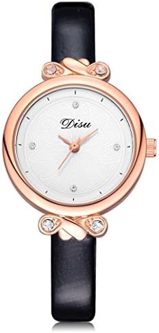 Cebbay Womens Wrist Watch, DISU DS065 Retro Design Analog Alloy Quartz Leather Band Watch