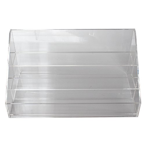 3 teilige transparenteKunststoff Aufbewahrungsbox Nagellack Schönheitsartikel Aussteller Ständer Box Set von Kurtzy TM - 3