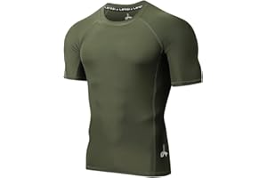 LAFROI - Protezione Contro Le eruzioni cutanee da Uomo, a Maniche Corte UPF 50+, Uomo