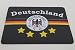 Produktbild Deutschland 4-Sterne 54 - 74 - 90 - 14 Mousepad Fahne - Weltmeister - EM 2016