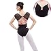 Produktbild raptas (TM) Neue Druck Chiffon Mesh (ärmellos Dance Body Erwachsene Mädchen Frauen Ballett Dance Gymnastikanzug Slim, schwarz, L