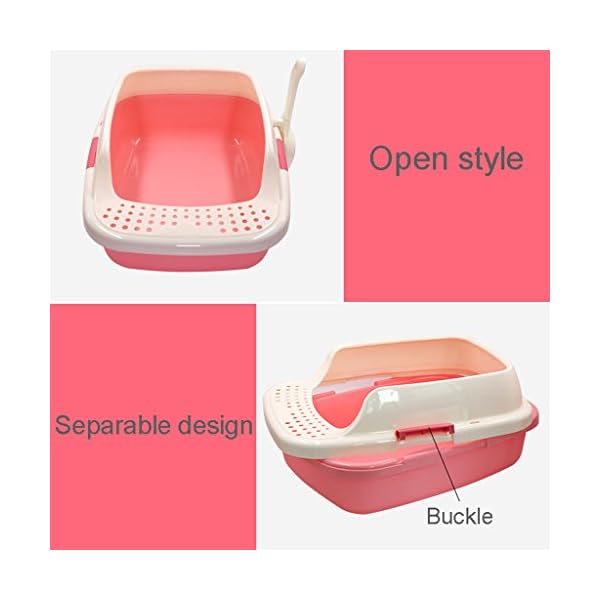 PLDDY Lettiera per Gatti, Toilette per Gatti, Lettiera per Gatti, Semi-Chiusa, Vasca per Gatti, Casseruola, Orinatoio… PLDDY Lettiera per Gatti, Toilette per Gatti, Lettiera per Gatti, Semi-Chiusa, Vasca per Gatti, Casseruola, Orinatoio…