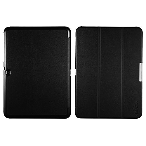 EasyAcc Samsung Galaxy Tab 4 10.1 Hülle SM-T530 SM-T535 Case Tasche mit Standfunktion Auto Wake up Sleep PU Leder hüllen für Samsung Galaxy Tab 4 10.1 Smart Cover mit Auto Sleep Wake up / Standfunktion (Schwarz, Kunstleder, Ultra dünn) - 8