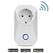 Produktbild Favourall intelligente Messen Steckdose , WLAN Smart Plug Steuerung Ihrer Geräte per Handy von überall( Android und iOS, Messung des Stromverbrauchs) Weiß und Alexa (1 PACK)