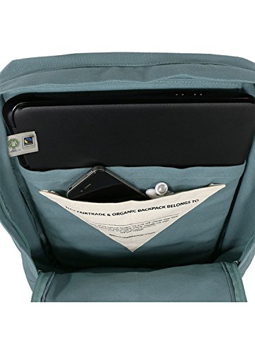 Ansvar II Rucksack aus Bio Baumwoll Canvas - Hochwertiger Damen   Herren Tagesrucksack aus 100  nachhaltigen Materialien - Wasserabweisend - Rucksack 