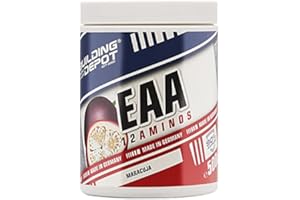 ‎BODYBUILDING DEPOT Bodybuilding Depot - EAA Pulver 500g - Maracuja | vegane Rezeptur | enthält alle wichtigen Aminosäuren | EAAs in hoher Konzentration
