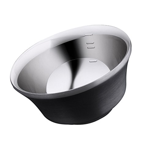 MagiDeal Cuenco con Aislamiento de Acero Inoxidable Cocina de Doble Pared Cena Sopa Cómodo Accesorios