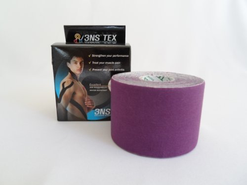 Preisvergleich Produktbild 3NS Kinesiology Sports Athletic kinesio kinesiologie Tape 1x Lila
