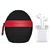 Produktbild SueSupply 1×Airpods Tasche Airpods Hülle Wasserdicht Tragbar mit Reißverschluss Hard Schutz Kopfhörer Tasche Aufbewahrungstasche für Apple Airpods Ideal für Reisen Camping Outdoor-Sport, Schwarz