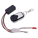 Material: Metall Homyl Winch Controller Receiver Kit für 1/10 SCX10 D90 D110 TF2 TRX4 KM2RC Auto