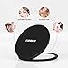 Bornku Compact Mirror B10 Magnifying Mirror Vanity Pocket Makeup Mirror Double Sided Mirrors with 10x Magnification for Birthday, Wedding, Anniversary Gift - Matte Black