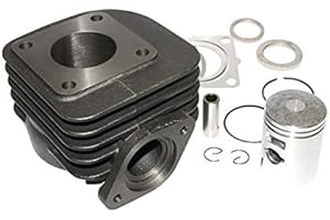 P2R Kit de cilindro pistón de hierro fundido para scooter Kymco 50 Dink de dos tiempos, refrigeración aire