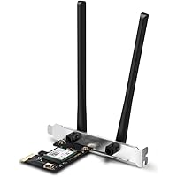 TP-Link Mercusys MA80XE PCIe Adattatore AX3000Mbps WiFi 6 Bluetooth 5.2, Chipset Intel Wi-Fi 6, WPA3, MU-MIMO, OFDMA, Scheda 