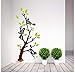 Produktbild Wandsticker Für Baby Zweig Vogel Removable Wandaufkleber Wandtattoo Room Home Decor Pflanzen Bonsai Wandaufkleber 126 * 56 Cm