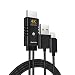 Produktbild Lightning HDMI Adapter,Ansteker 4K 6ft Digital AV Audio und Bildübertragung Kabel Gleichen Bildschirm Gerät zu HDTV 2160P für iPhone X / 8/7/6/5-Serie Plug and Play