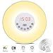 Produktbild Lichtwecker Wake up Light Tageslichtwecker, Lifebee 7 Klingelton, Bunt Farben, Dimmbar Helligkeit, FM Radio-Funktion,Touch-Tasten, Natürliche Klänge, Kinder Geschenk