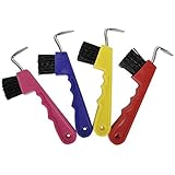 HKM 65680141 Hufkratzer mit Bürste, M, sortiert