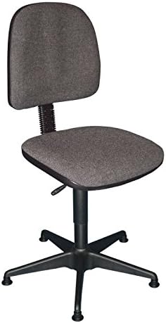 Antistatic ESD Working Chair Modell 6600 with Gliders, Seat Upholstery with large backrest, by Lotz