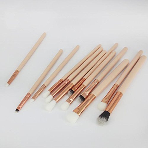 Vovotrade 12 PCS kosmetischer Bürsten Verfassungs Bürsten Satz Kits Werkzeuge - 3