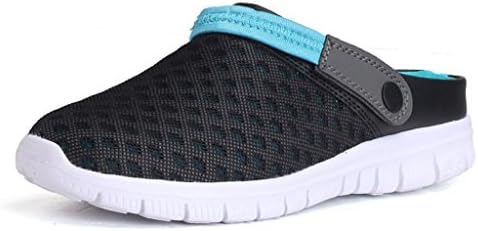 Mens Women Flip Flops,Bestoppen Men Swimming Pool Shower Beach Home Casual Summer Holiday Mesh Breathable Padded Sandals Slip On Slipper Top Sport Shoes for Men Women (5, Black)