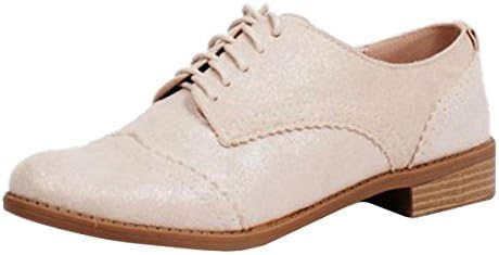 Nayeli Lace up Brogues Shoes-Beige-UK 5/EU 38