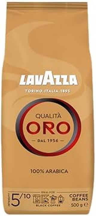 Lavazza Café en Grains, Qualità Oro Perfect Symphony, Café Espresso 100% Arabica Rond et aromatique, Paquet de 500 g