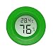 Produktbild AGEG Runder Digitaler Elektronischer Thermometer Feuchtigkeitsmesser Hygrometer Humidiometer mit LCD-Anzeige für Familie Büro Fabrik Hundehütte Reptil Behälter (Grün)