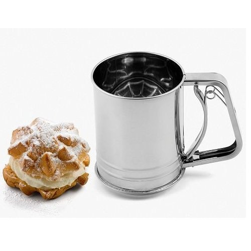 Weis Mehl-Sieb Zucker-Sieb Edelstahl