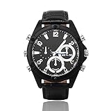 EFISH Modell Versteckte Spionagekamera Uhr Mini-Camcorder Full HD 1920 * 1080P IR Nachtsicht Armbanduhr DVR Sprachaufzeichnung Uhren Eingebaute 16G-Speicherkarte