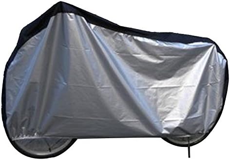 EFBBQ 190T Nylon Waterproof Bicycle E-Bike Cover Silver Black/Silver, Large/75 x 25.5 x 38.5-Inch