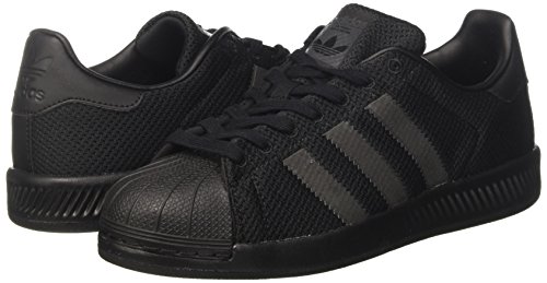 adidas Herren Superstar Bounce Basketballschuhe, Schwarz (Cblack/Cblack/Cblack), 43 1/3 EU -
