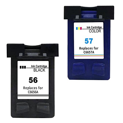 Ink Seller remanufacturados cartuchos de tinta reemplazo para HP 56 57 impresora para HP Photosmart/de