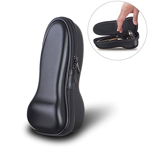 travelmall Travel Wasserdichtes PU-Leder EVA Hart Schutzhülle Rasierern Case Tasche Box Organizer für Philips braun Panasonic FLYCO Rasierer