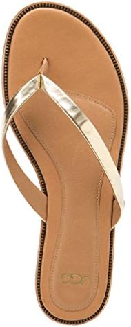 Womens Ugg Womens Allaria Metallic Flip Flops Gold - Gold - 3.5 UK 3.5 US 5 EUR 36