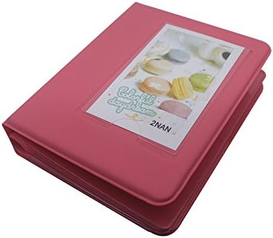 ImeToo 3 inches Mini Photo Album Book Album for Fujifilm Instax Mini 8 mini7s 25 50s Instant Films (Candy Hot Pink)