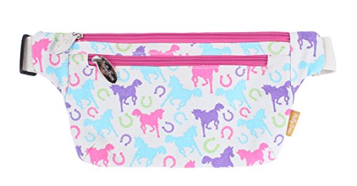 Preisvergleich Produktbild Milly Green Ponys Pferd Verspieltes Design Pink Blau Bauchtasche