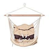 Lola Bella Chica Cappuccino Luxus Babyhängematte Babywiege Kinderhängesessel Oeko-Tex 100