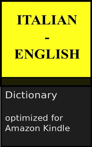 Italian - English Reader's Dictionary (English Edition) livre