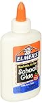 Elmer's E304 4 oz/ 118.2 ml Washable No Run School Glue, White