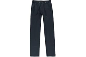 SIRY WORK Pantalone Uomo Sea Barrier Art. Spiaggia con Elastico e Coulisse in Vita, Tessuto Tela Cotone