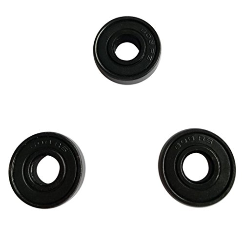 SHOBDW 3PCS 608 Hybrid Ball Bearings For Tri-Spinner Hand Spinner EDC Fidget Toy (2.2*2.2*0.7cm, Black) SHOBDW 3PCS 608 Hybrid Ball Bearings For Tri-Spinner Hand Spinner EDC Fidget Toy (2.2*2.2*0.7cm, Black)